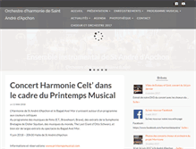 Tablet Screenshot of harmonie-standre.com